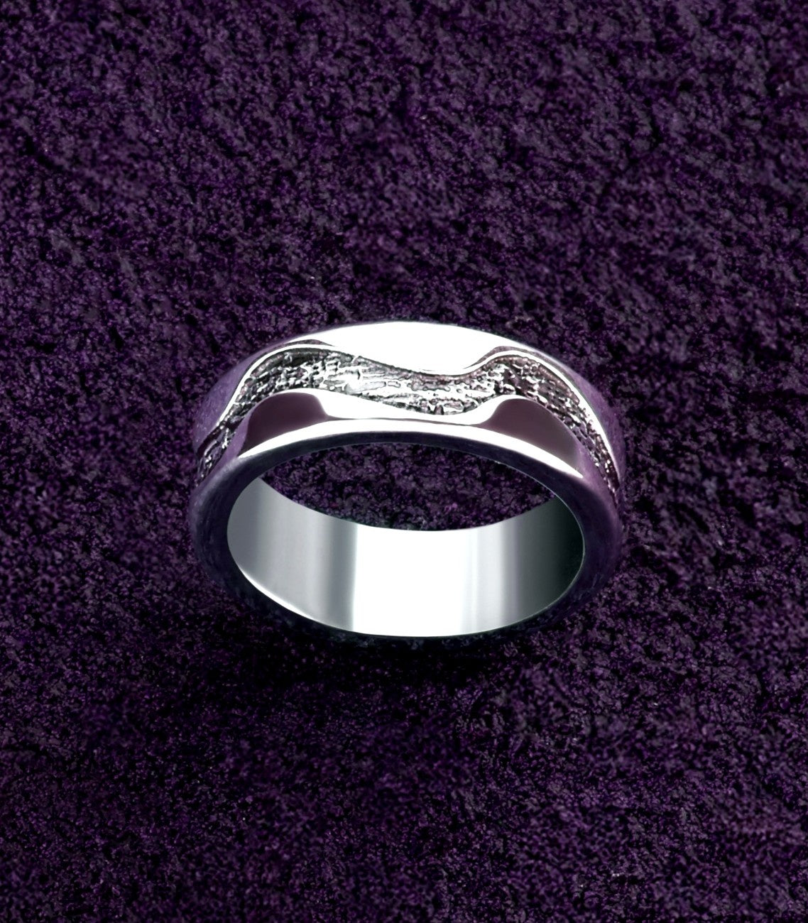 Nautical inspired Silver Ring Sterling Silver Unisex