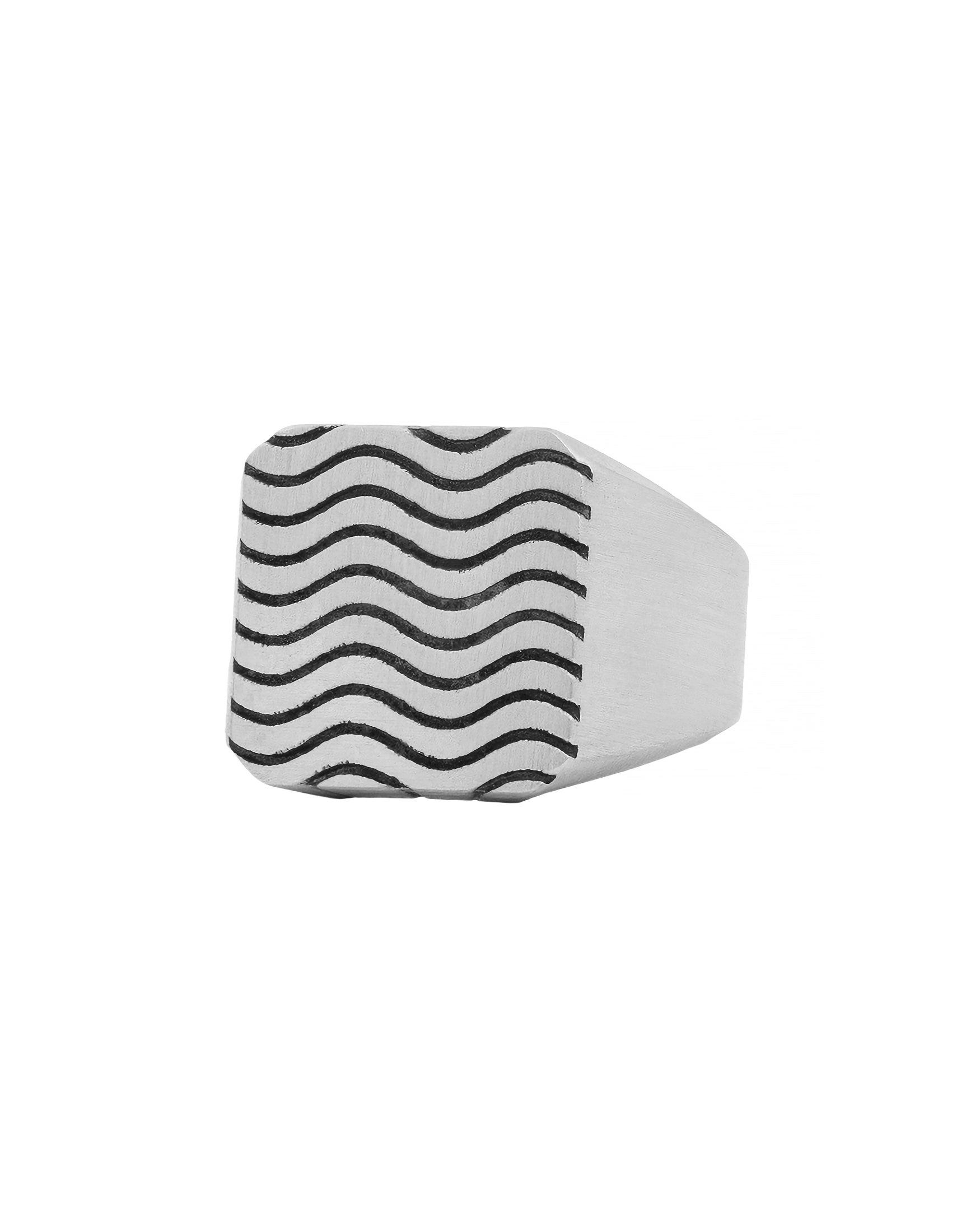Element of Water Signet Ring Silver Alchemy inspired