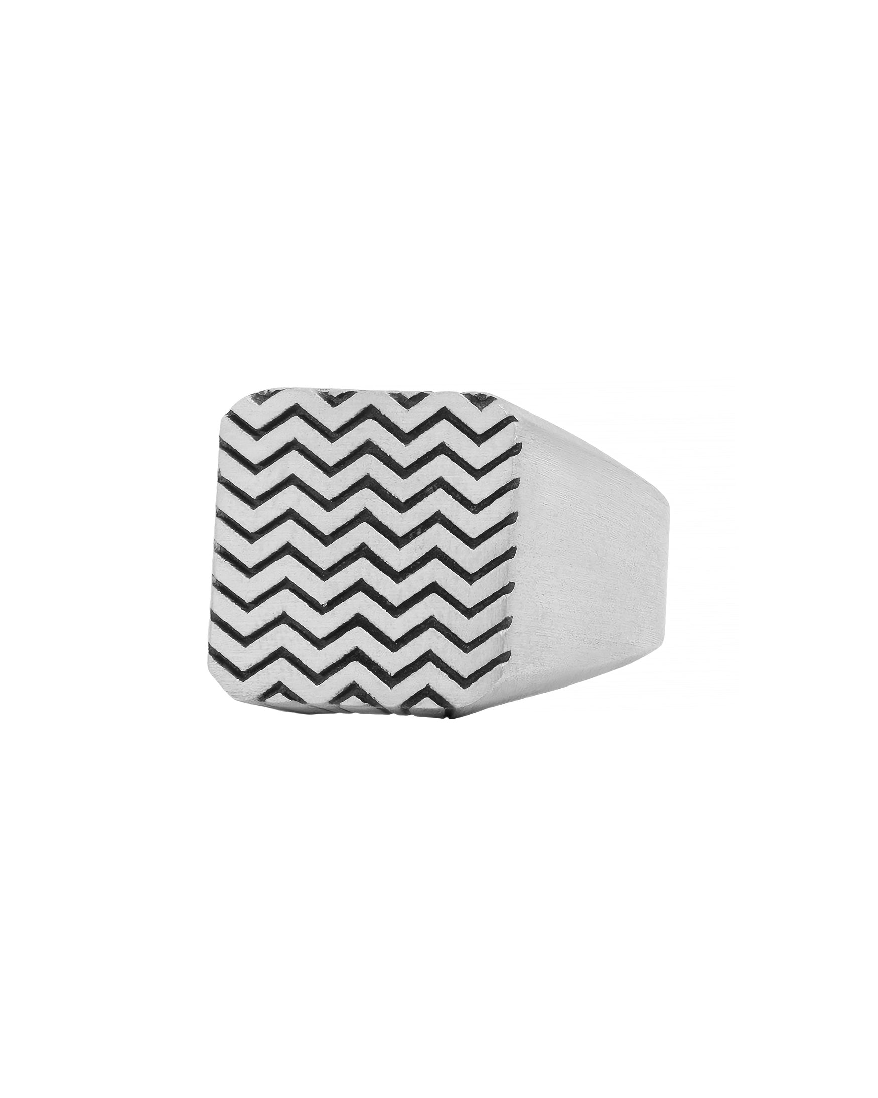 Element of Earth Signet Ring Silver Alchemy themed