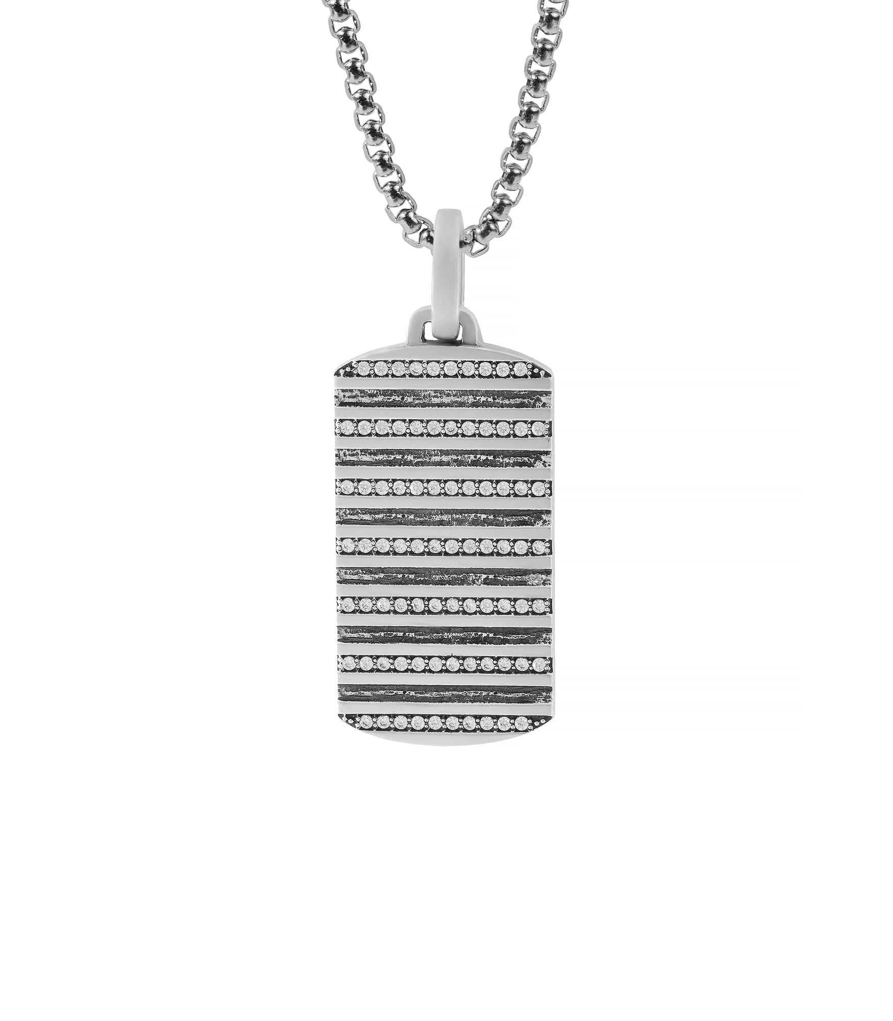 Air Element Silver Necklace with Stones Alchemy Theme