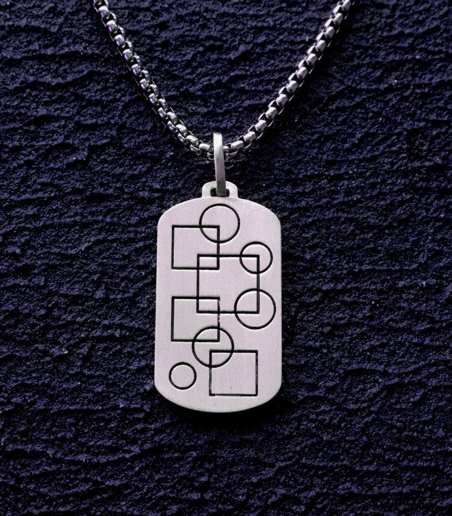 Geometry Pendant Necklace for Men – Gift for Thinkers