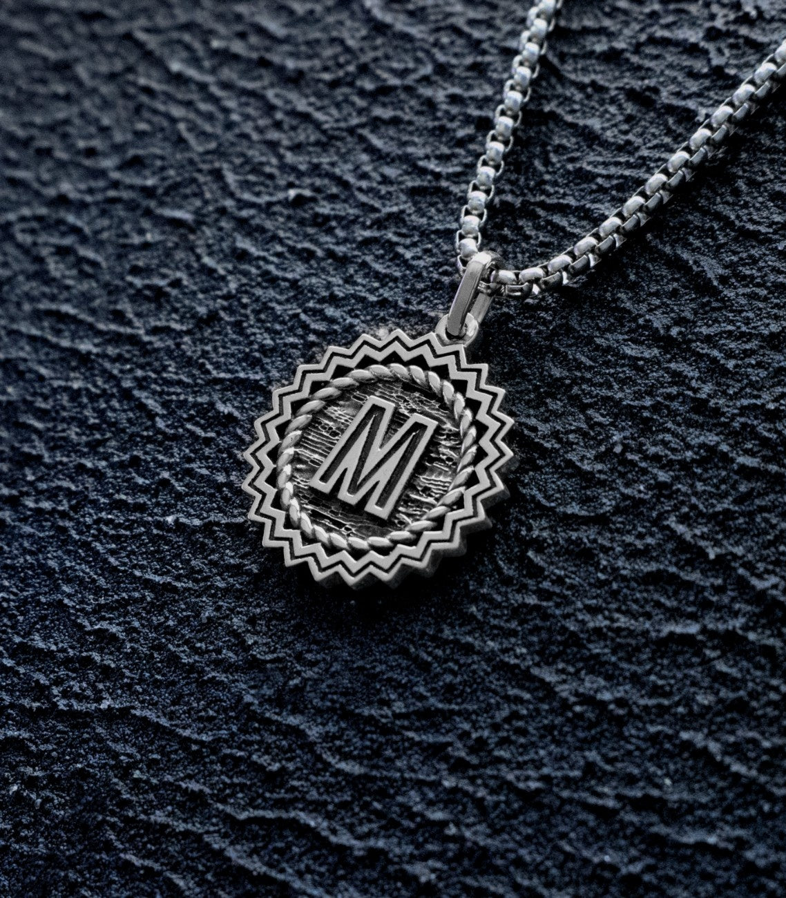 Sun and Letter Necklace for Men – Gift of Light & Legacy