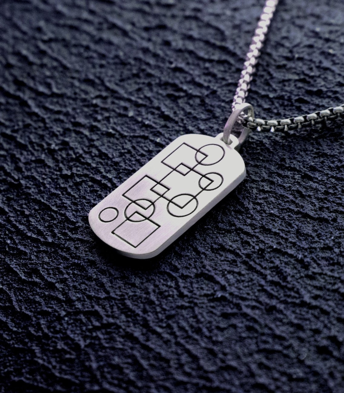 Geometry Pendant Necklace for Men – Gift for Thinkers