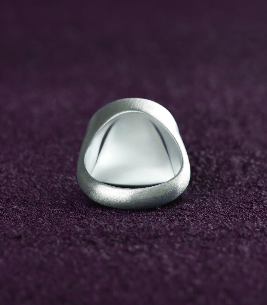 Oak Leaf & Acorn Silver Ring Father's Anniversary Gift