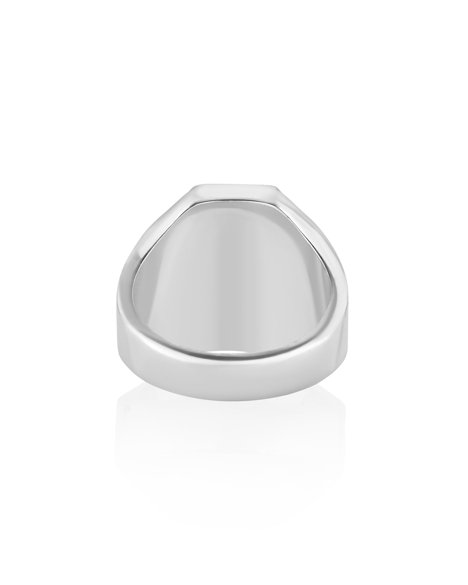 Anchor Signet Ring Silver Nautical Gift for Men