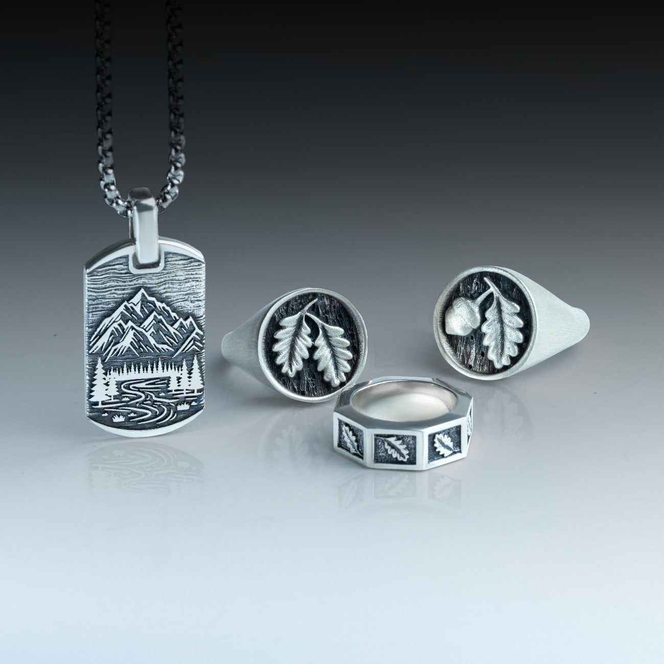 Check out the collection of all Nature inspired jewelry for men.
