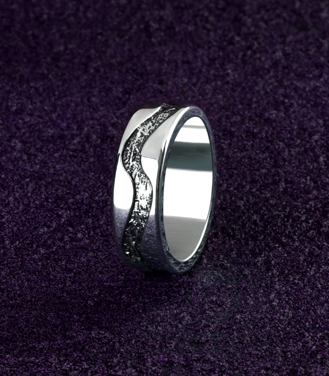 Nautical inspired Silver Ring Sterling Silver Unisex