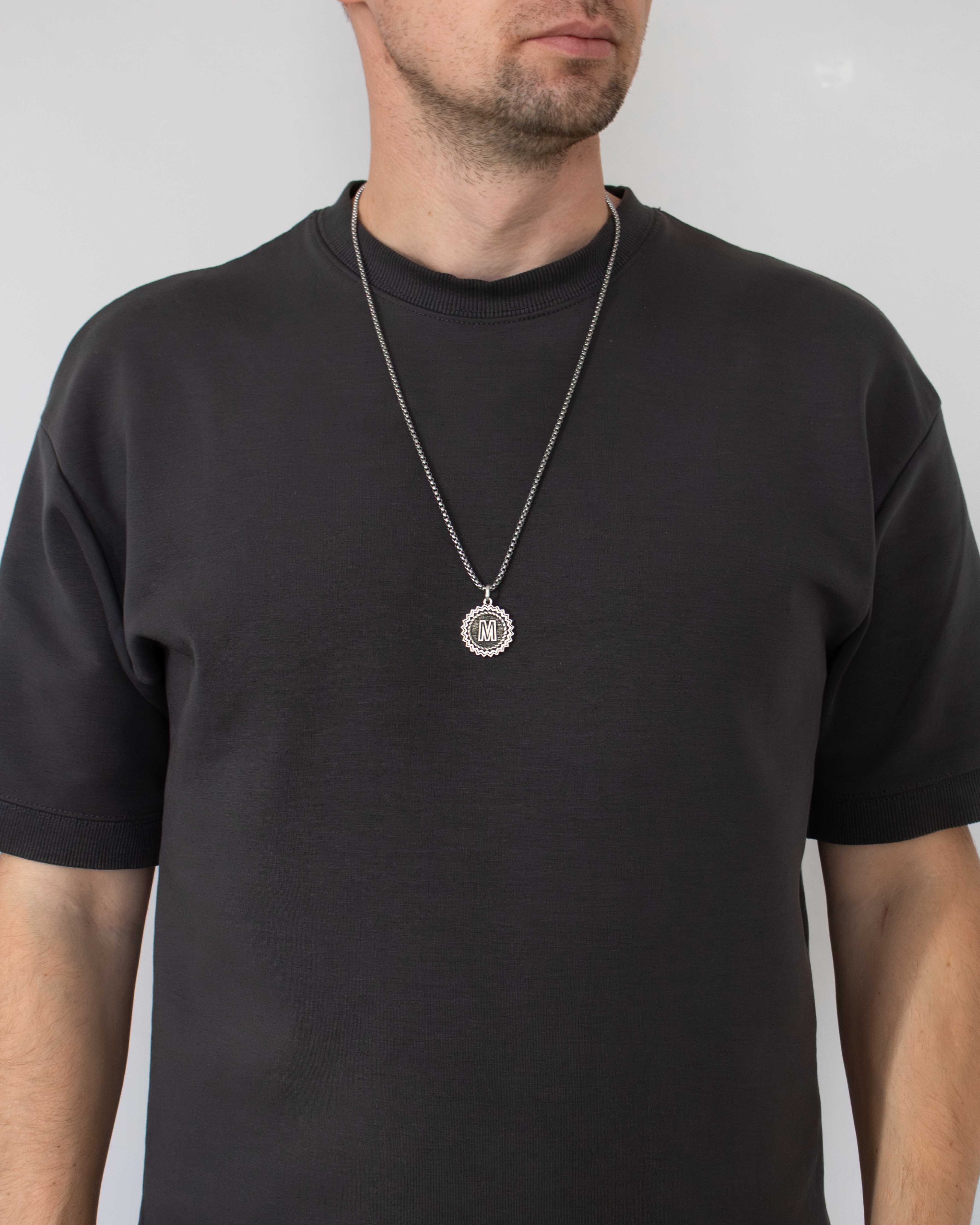 Sun and Letter Necklace for Men – Gift of Light & Legacy