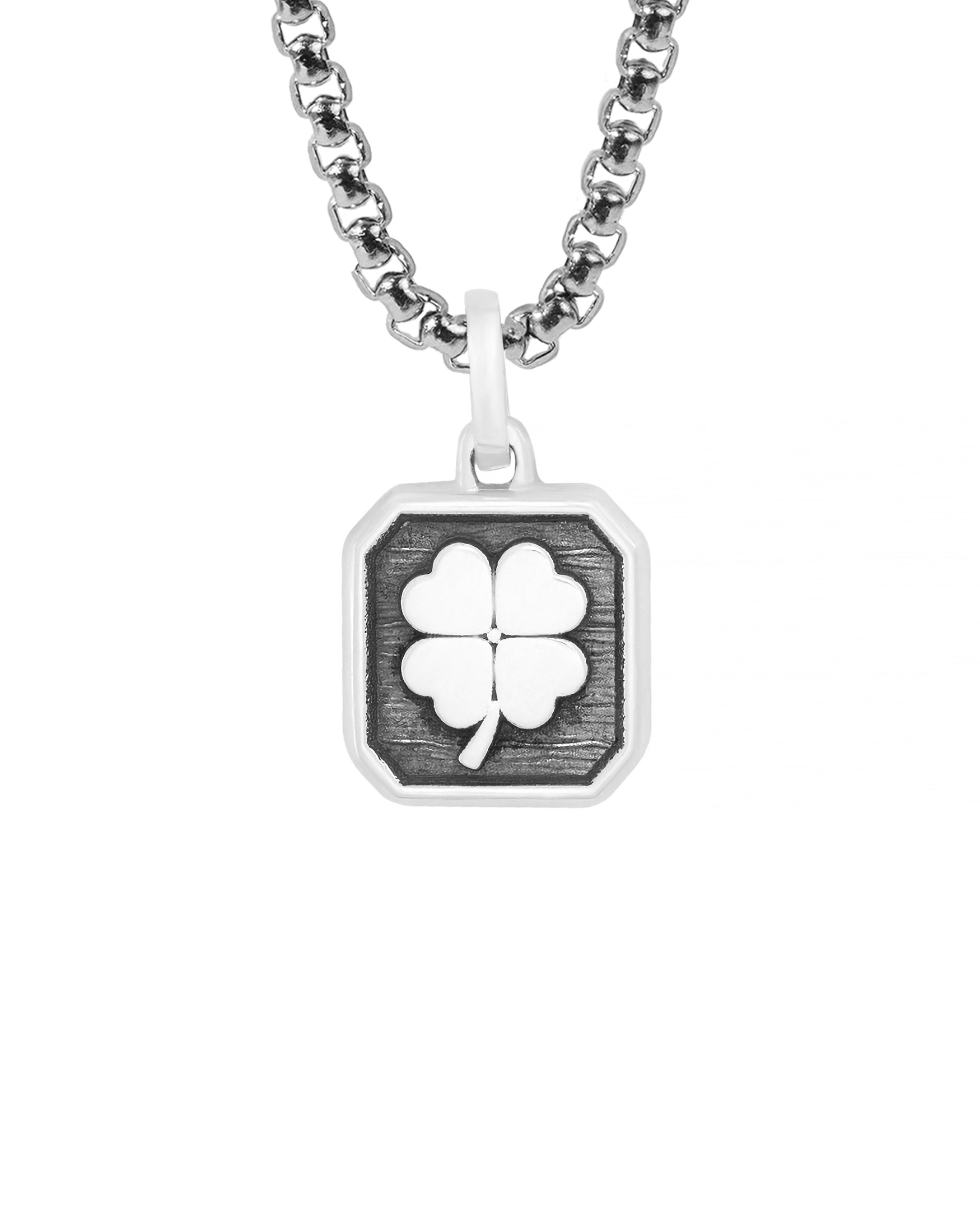 Four Leaf Clover Amulet Necklace Symbol of Luck