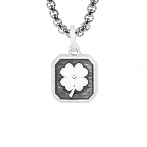 Four Leaf Clover Amulet Necklace Symbol of Luck