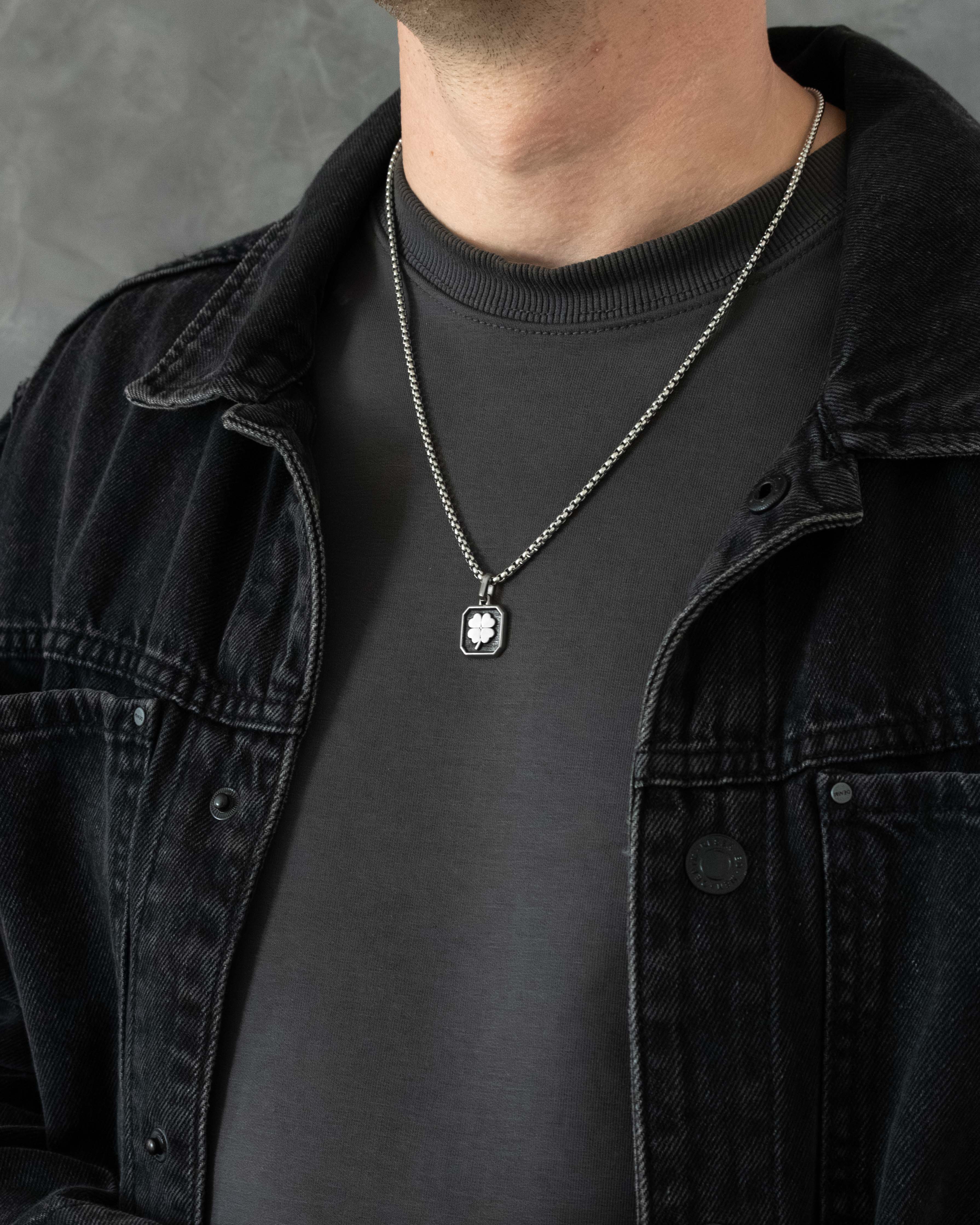 Four Leaf Clover Amulet Necklace Symbol of Luck